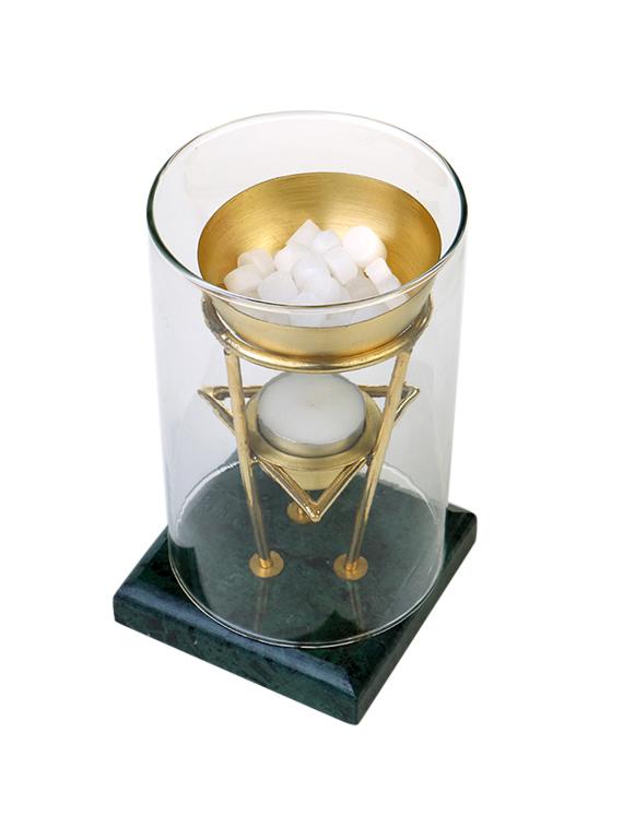 golden brass kapoor burner - 12317029 - Zoom Image - 2