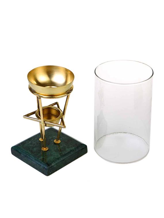 golden brass kapoor burner - 12317029 - Zoom Image - 3