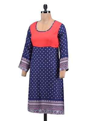 multicolor printed rayon kurta - 1232059 - Standard Image - 2