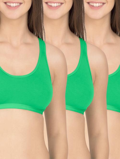 set of 3 racer back sports bra - 12320604 - Standard Image - 1