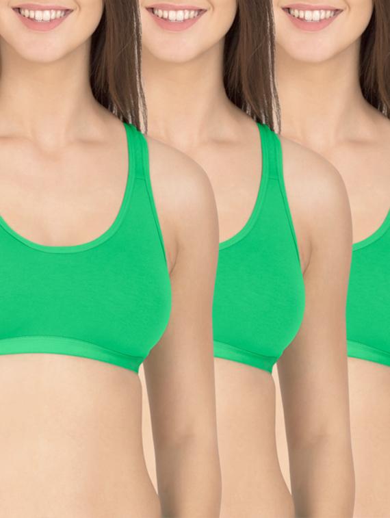 set of 3 racer back sports bra - 12320604 - Zoom Image - 1