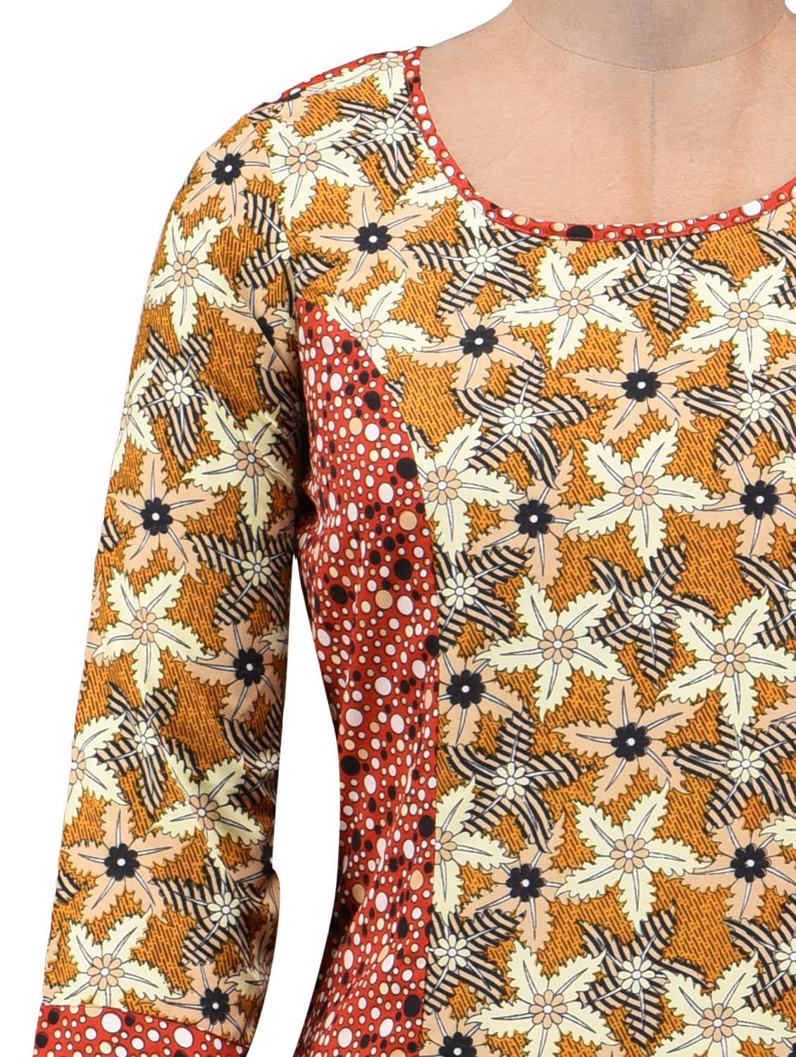 multicolor printed kurta - 1232094 - Zoom Image - 4