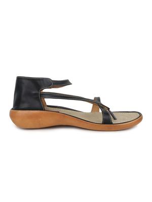 black closed back sandal - 12321979 - Standard Image - 2