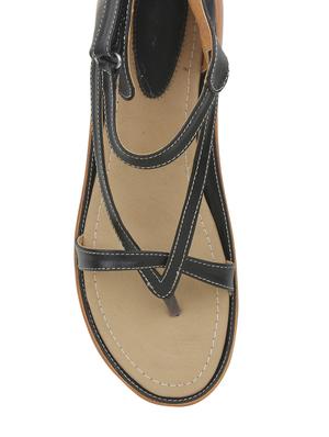 black closed back sandal - 12321979 - Standard Image - 5
