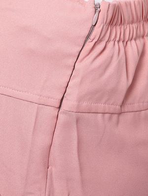 pink polyester palazzo - 12322321 - Standard Image - 4