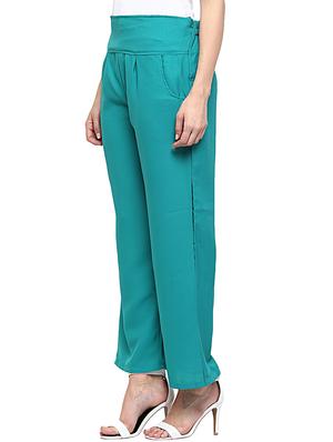 high rise pleated palazzo - 12322325 - Standard Image - 2