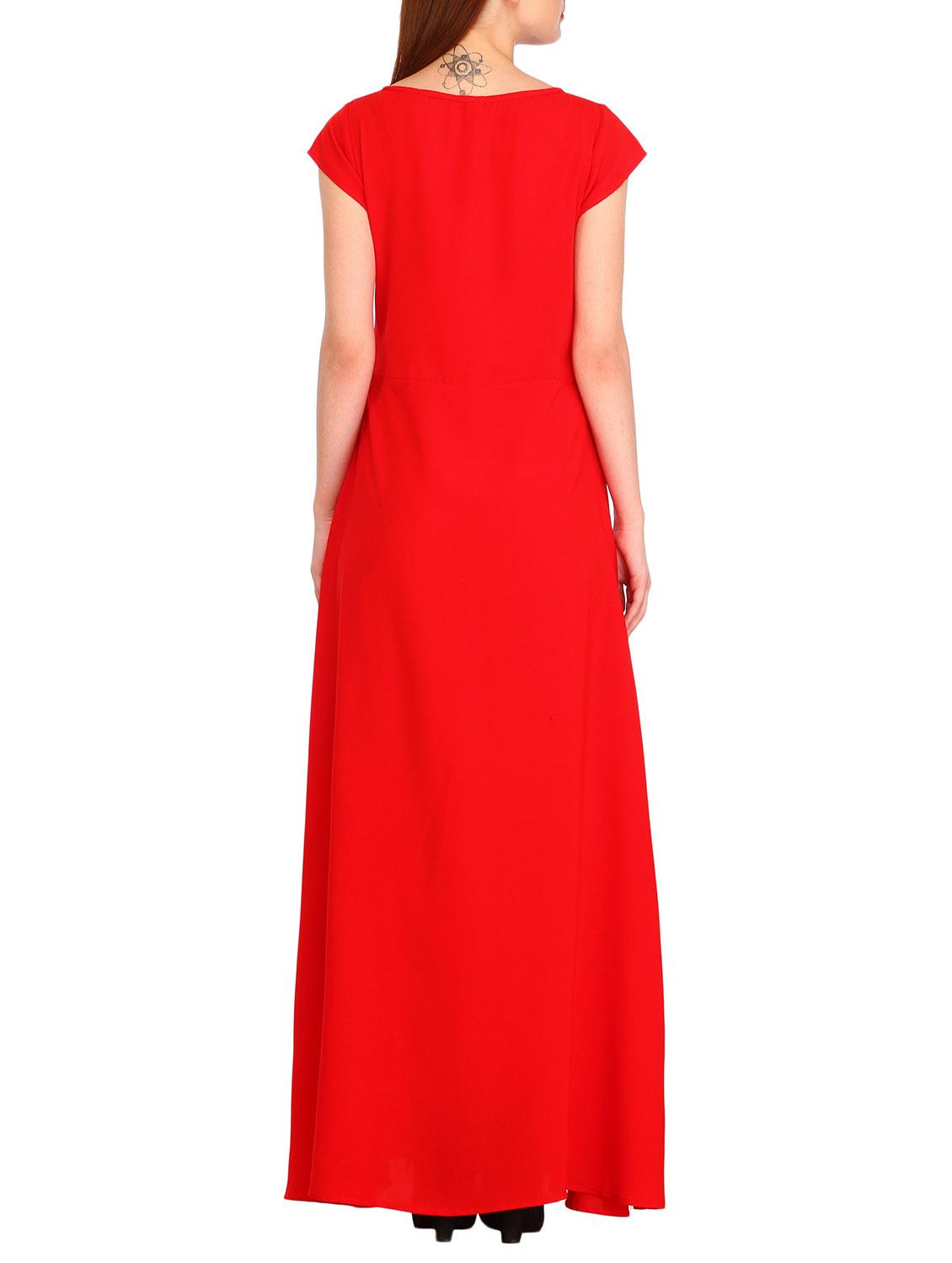 red viscose dress - 12323647 - Zoom Image - 3