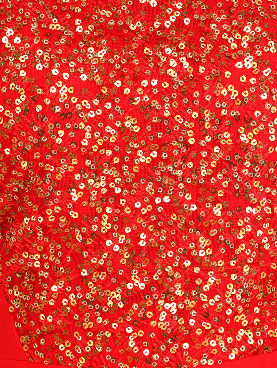 red viscose dress - 12323647 - Zoom Image - 4
