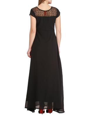 black georgette dress - 12323653 - Standard Image - 3