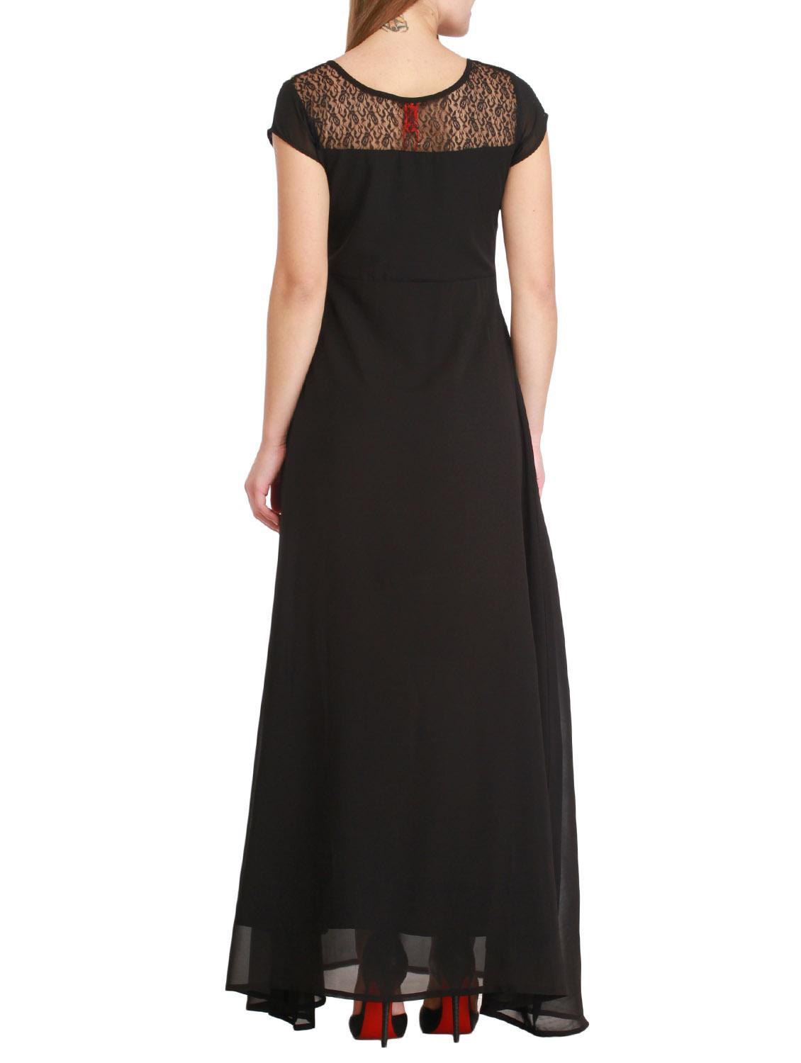black georgette dress - 12323653 - Zoom Image - 3