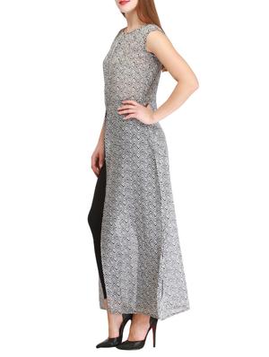 chevron printed maxi tunic - 12323668 - Standard Image - 2