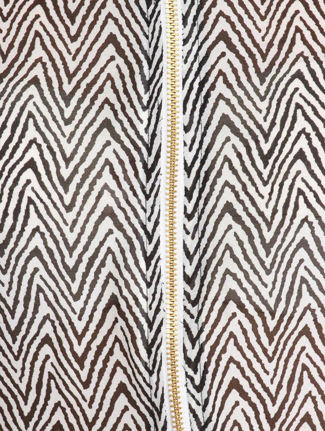 chevron printed maxi tunic - 12323668 - Zoom Image - 4