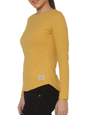 yellow cotton tee - 12324501 - Standard Image - 2