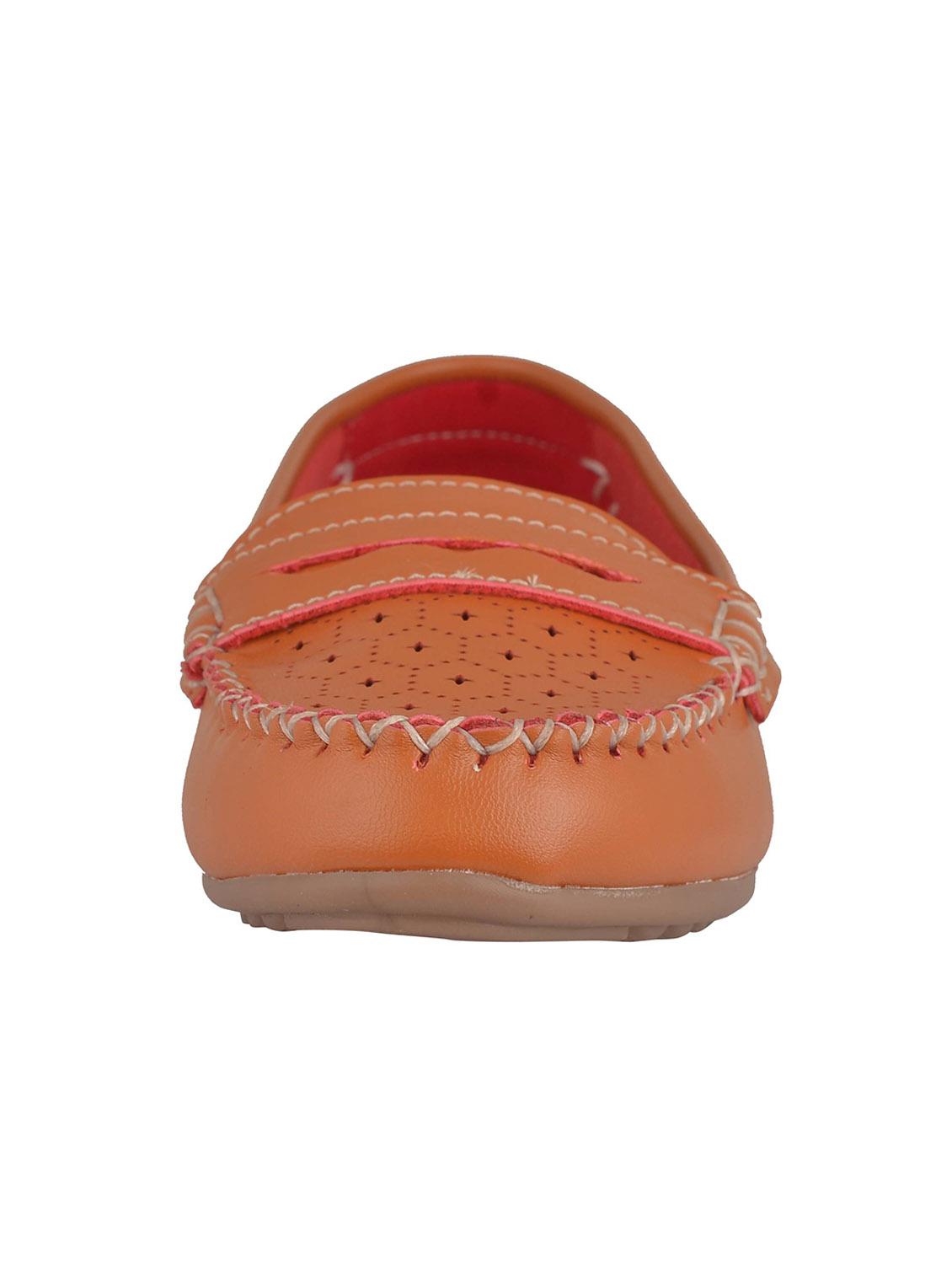 tan leatherette loafer - 12326572 - Zoom Image - 3