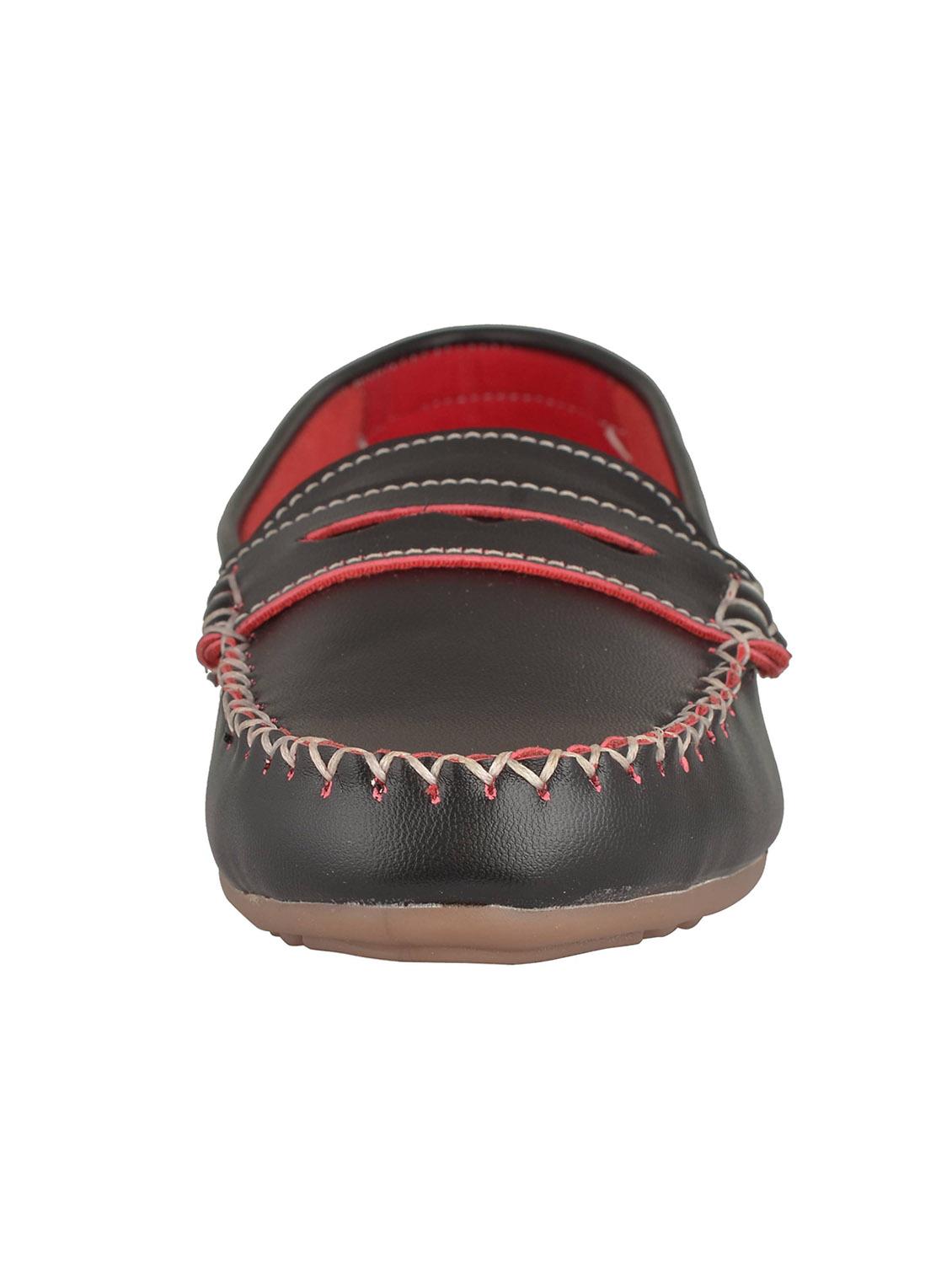 black leatherette loafer - 12326573 - Zoom Image - 3