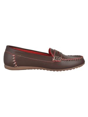 brown leatherette  loafer - 12326574 -  Standard Image - 1