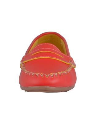 red leatherette loafer - 12326575 - Standard Image - 3