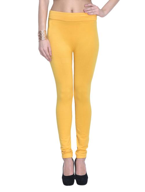 yellow cotton leggings - 12328182 - Standard Image - 1