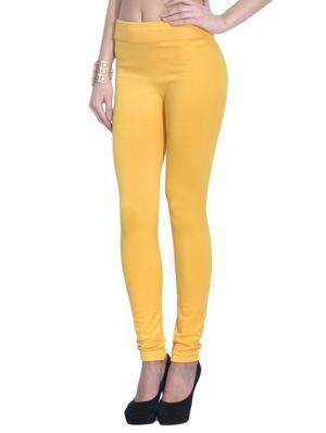yellow cotton leggings - 12328182 - Standard Image - 2