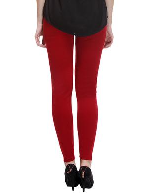 red cotton leggings - 12328184 - Standard Image - 3