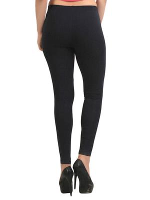navy blue cotton leggings - 12328188 - Standard Image - 3