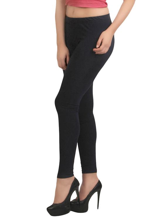 navy blue cotton leggings - 12328188 - Zoom Image - 2