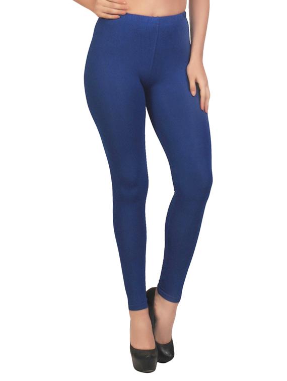 blue cotton leggings - 12328190 - Zoom Image - 1