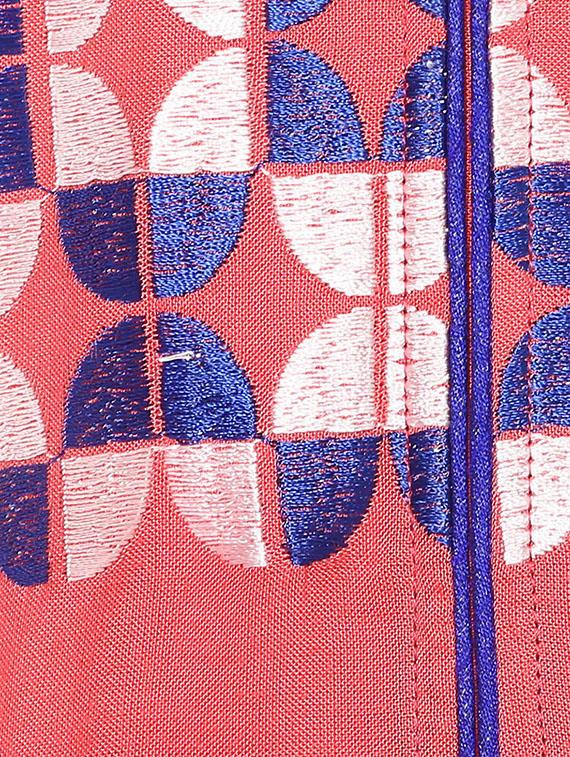 peach viscose straight kurta - 12328358 - Zoom Image - 5