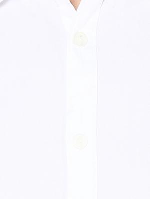white cotton casual shirt - 12330018 - Standard Image - 4