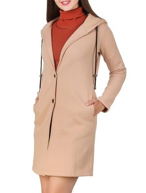 long sleeved hooded trench coat - 12332194 - Standard Image - 2