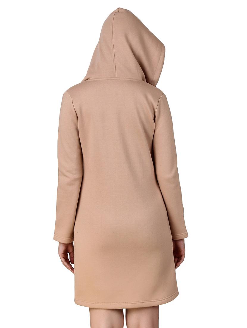 long sleeved hooded trench coat - 12332194 - Zoom Image - 4