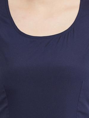 square pleated a-line dress - 12336000 - Standard Image - 4