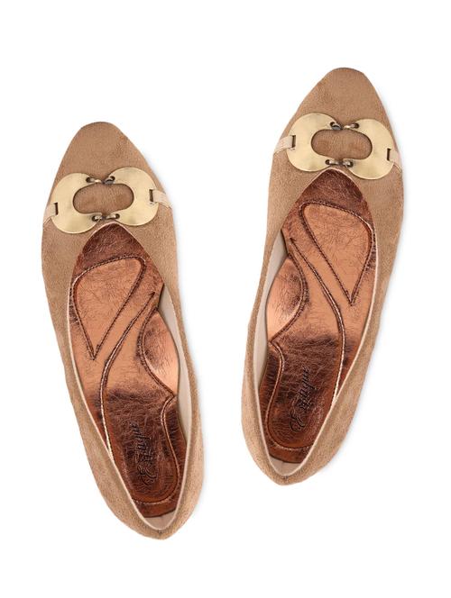 beige embellished suede heels - 1233629 - Standard Image - 1