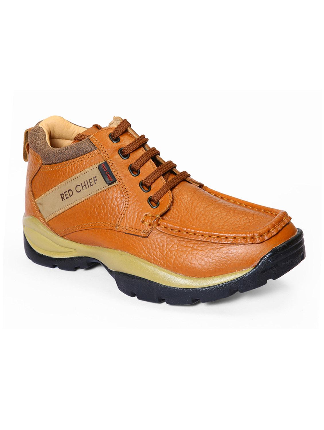 tan leather lace up boots - 12336397 - Zoom Image - 1
