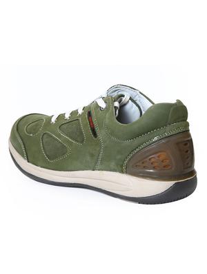 green leather lace up shoes - 12336417 - Standard Image - 3