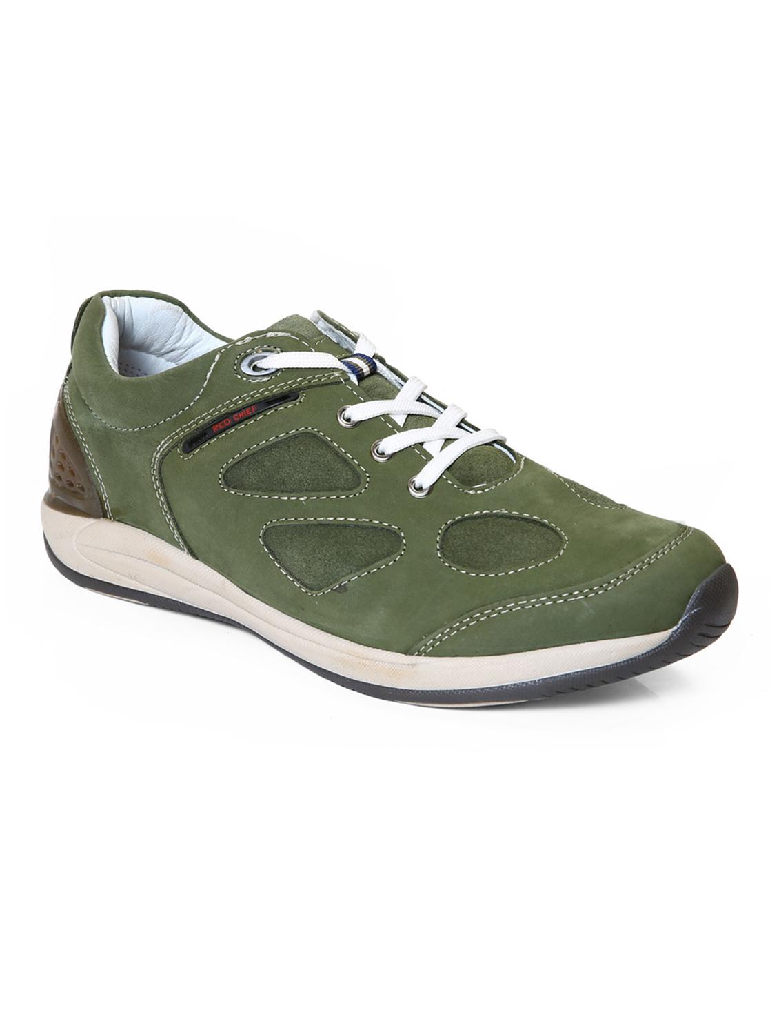 green leather lace up shoes - 12336417 - Zoom Image - 1