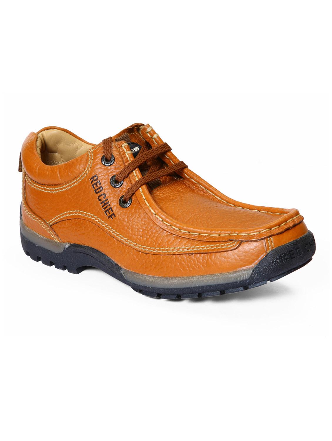 tan Leather lace up boots - 12336421 - Zoom Image - 1