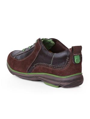 brown leather lace up shoes - 12336453 - Standard Image - 3