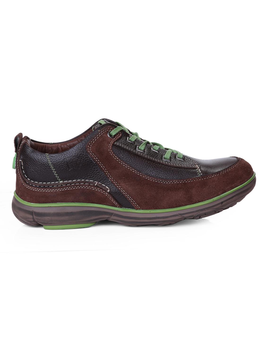 brown leather lace up shoes - 12336453 - Zoom Image - 2