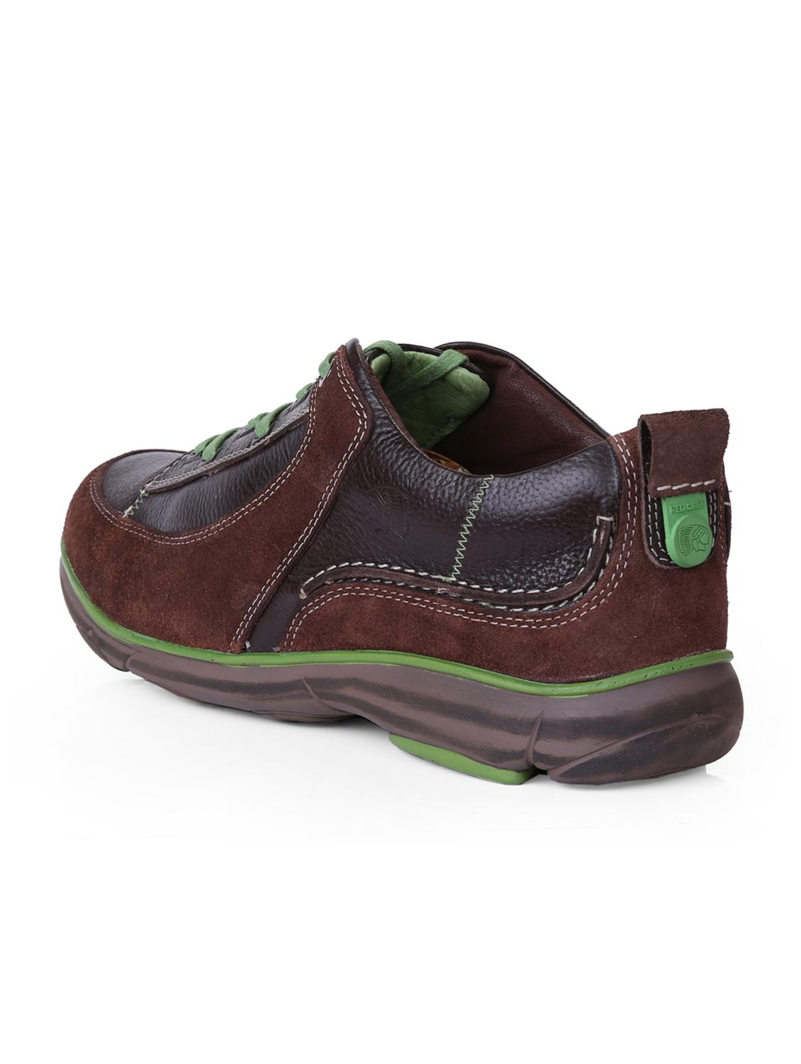 brown leather lace up shoes - 12336453 - Zoom Image - 3