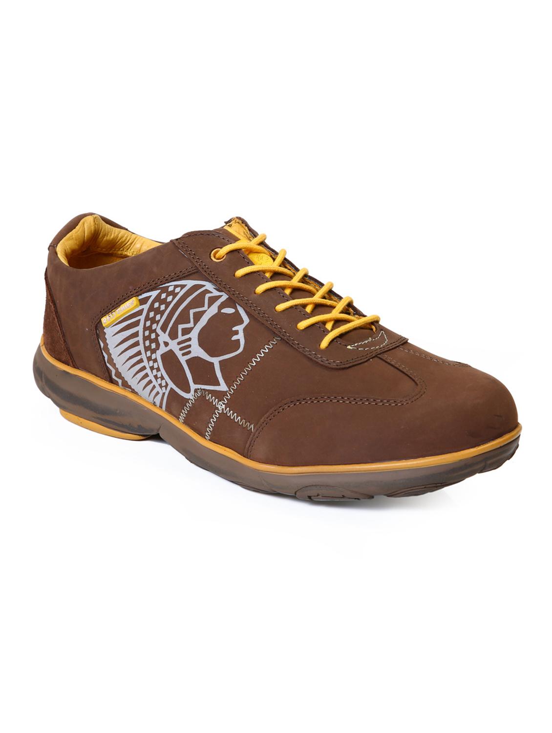 brown leather lace up shoes - 12336460 - Zoom Image - 1