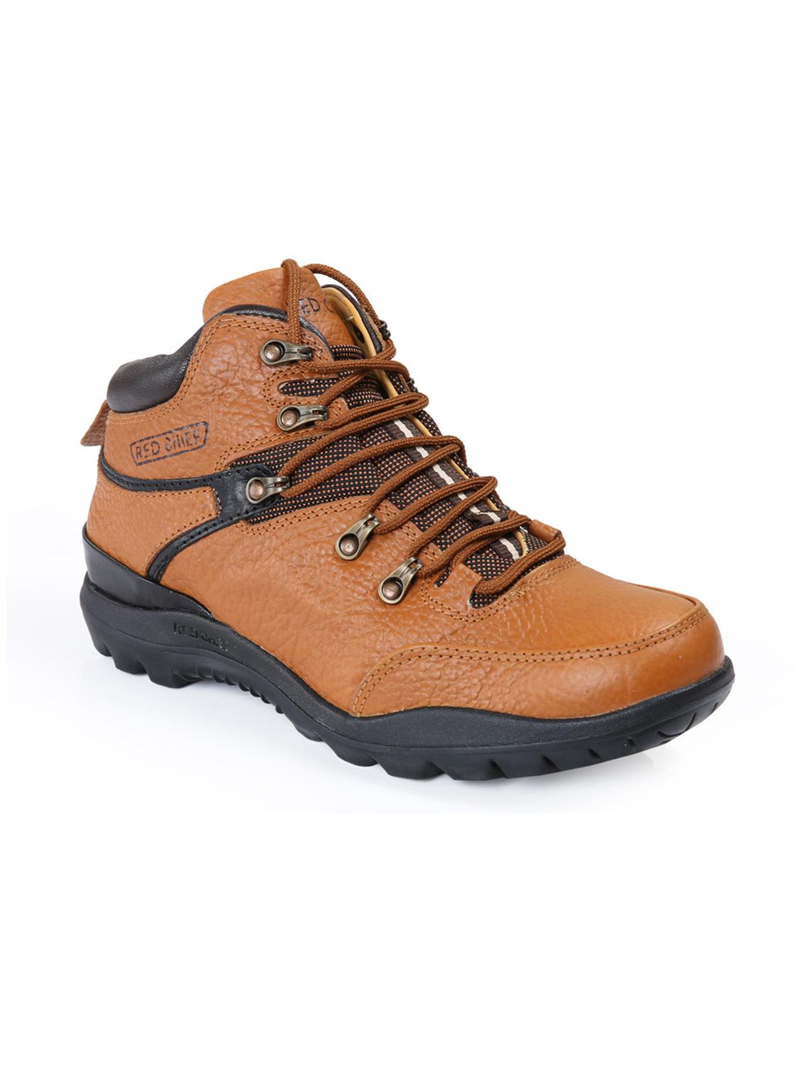 tan leather lace up boots - 12336496 - Zoom Image - 1