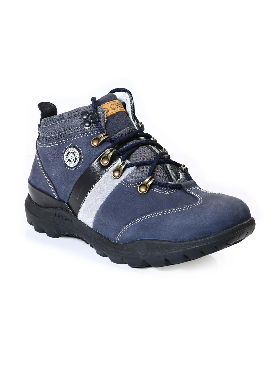 blue leather lace up boots - 12336497 - Zoom Image - 1