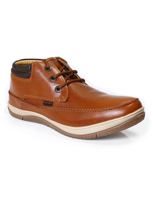tan leather lace up shoes - 12336522 - Standard Image - 1