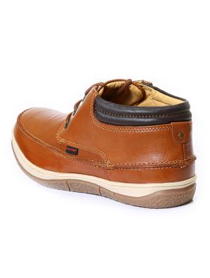 tan leather lace up shoes - 12336522 - Standard Image - 3