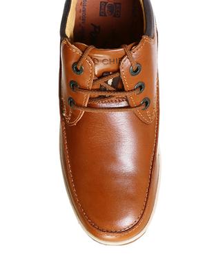 tan leather lace up shoes - 12336522 - Standard Image - 4