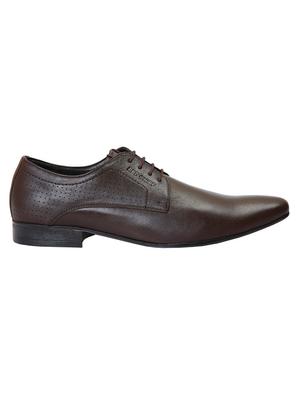 brown leather derbies - 12336559 - Standard Image - 2