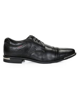 black leather derbies - 12336575 - Standard Image - 2