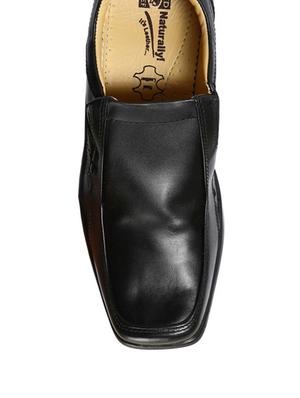 black leather slip on - 12336625 - Standard Image - 4