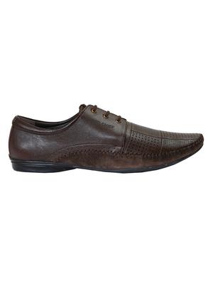 brown leather derbies - 12336671 - Standard Image - 2